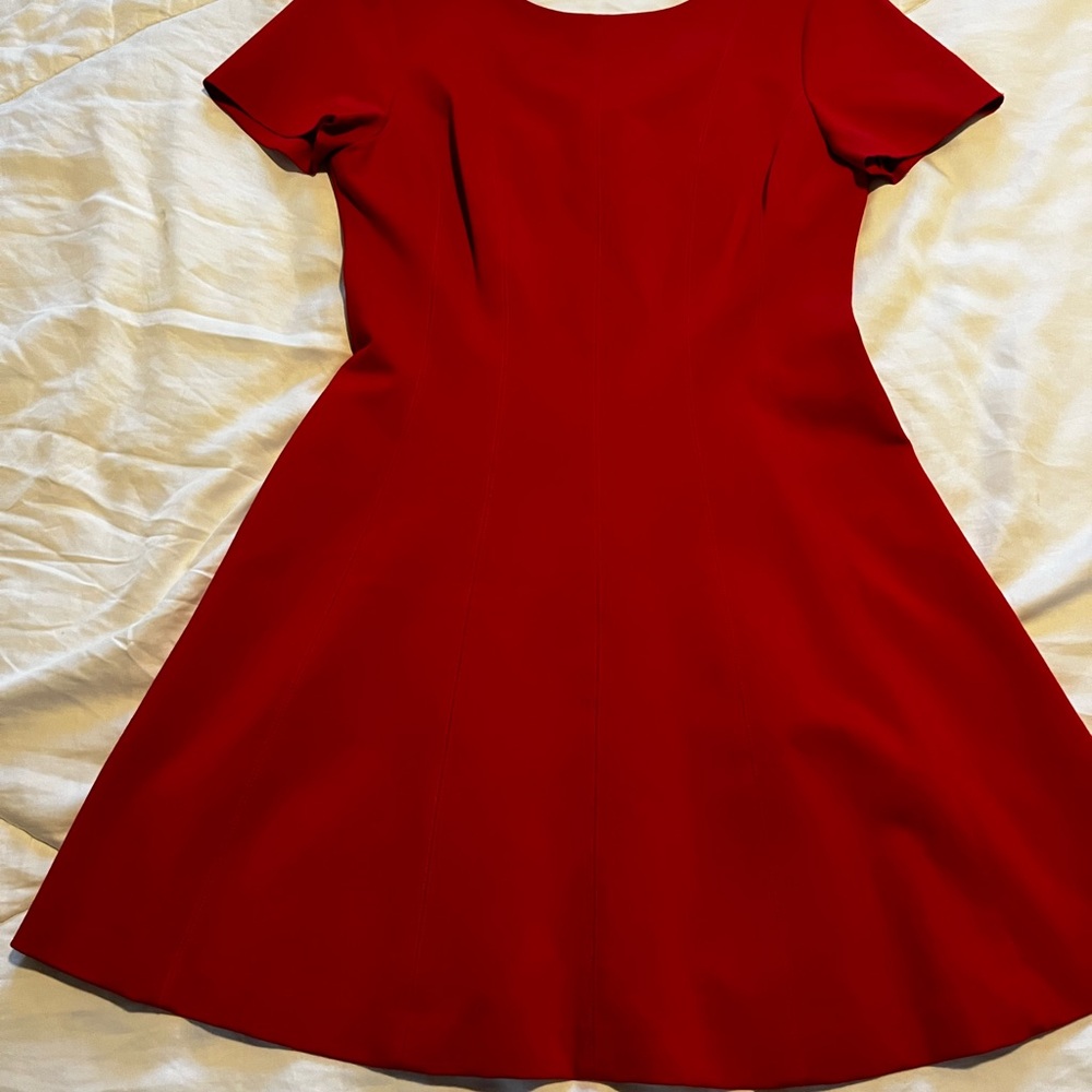 Banana Republic Vibrant Red Mini Dress